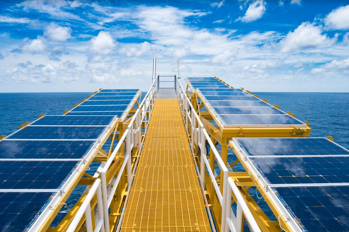 Solar Panels Offshore